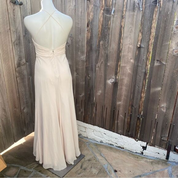 Monique Lhuillier Sleeveless Chiffon Valerie Maxi Dress size 0 - Picture 6 of 14